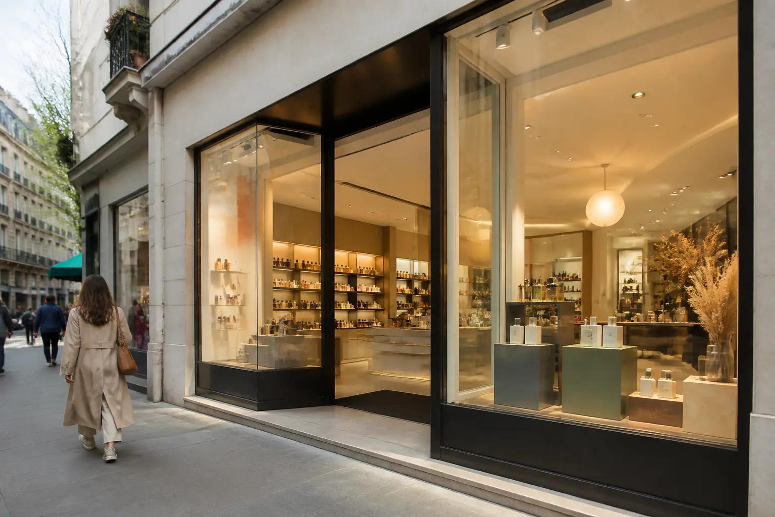 Marionnaud Convention à Paris 15, façade élégante, vitrine beauté, ambiance boutique premium et quartier vivant
