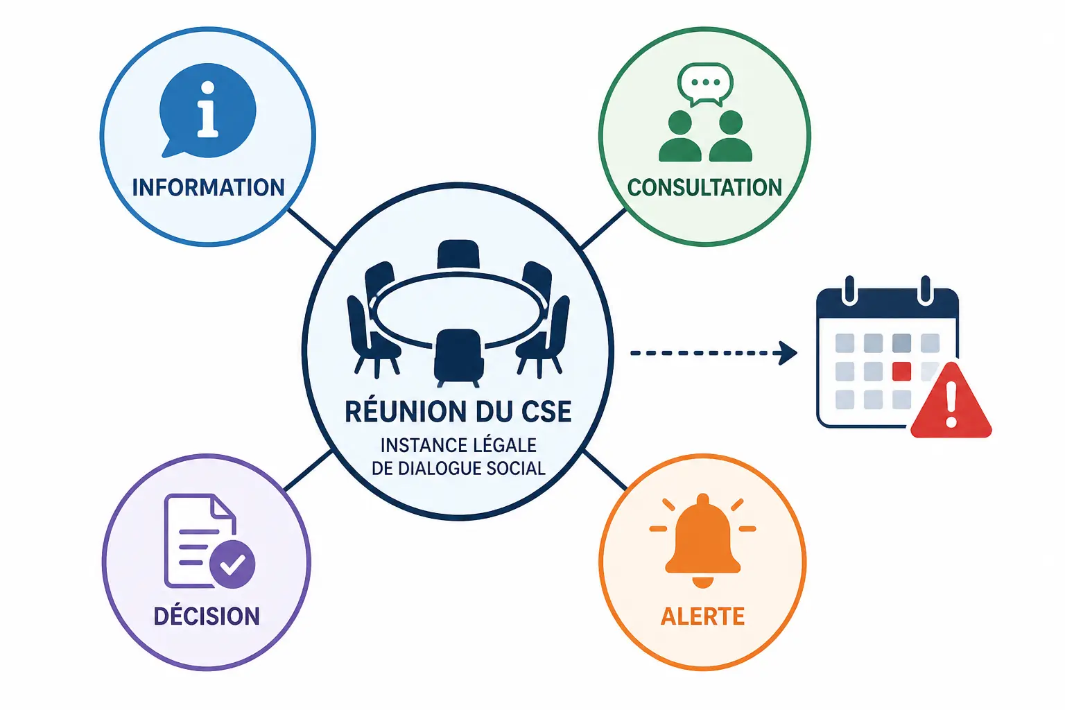Qu’est-ce qu’une réunion CSE et quand devient-elle obligatoire ?