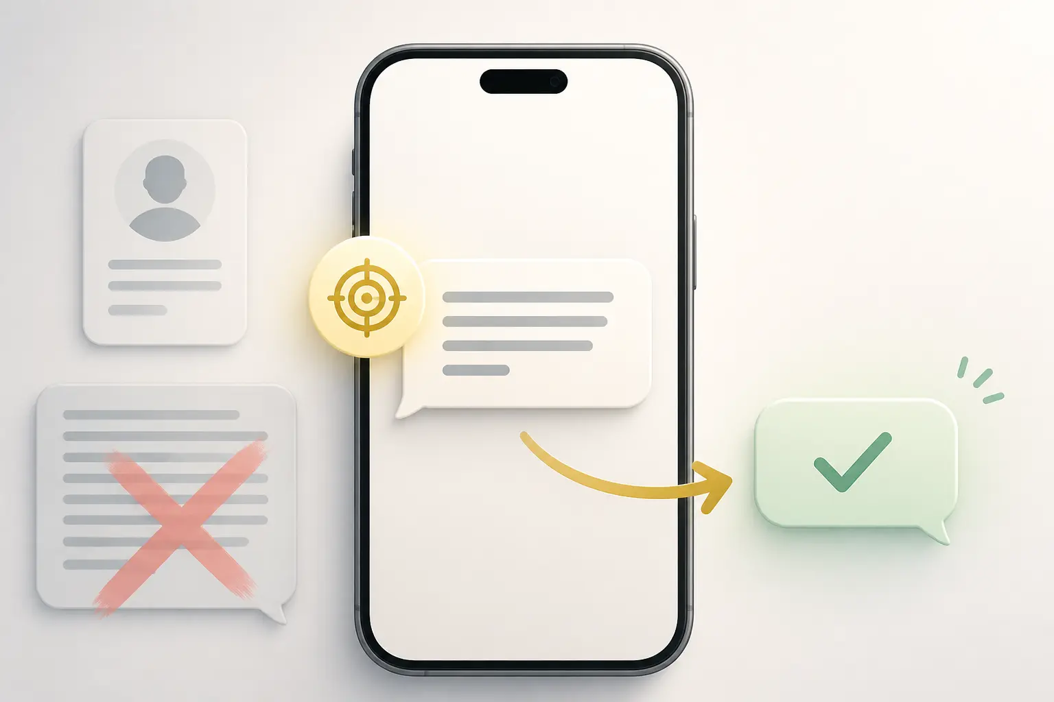 Les messages qui obtiennent une réponse au lieu d’un vu